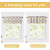 image:imageDriftAway Alexander Blackout Valances for Windows Thermal Insulated Kitchen Topper Geometric Moroccan Mid Century Pattern Match Thick Bathroom Curtain Valance Rod Pocket 52 Inch by 14 Inch RedGrayAlexanderyellowGray