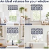 image:imageDriftAway Alexander Blackout Valances for Windows Thermal Insulated Kitchen Topper Geometric Moroccan Mid Century Pattern Match Thick Bathroom Curtain Valance Rod Pocket 52 Inch by 14 Inch RedGrayMasonnavy
