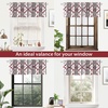 image:imageDriftAway Alexander Blackout Valances for Windows Thermal Insulated Kitchen Topper Geometric Moroccan Mid Century Pattern Match Thick Bathroom Curtain Valance Rod Pocket 52 Inch by 14 Inch RedGrayAlexanderredGray