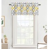 image:imageDriftAway Alexander Blackout Valances for Windows Thermal Insulated Kitchen Topper Geometric Moroccan Mid Century Pattern Match Thick Bathroom Curtain Valance Rod Pocket 52 Inch by 14 Inch RedGrayAlexanderyellowGray