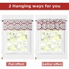image:imageDriftAway Alexander Blackout Valances for Windows Thermal Insulated Kitchen Topper Geometric Moroccan Mid Century Pattern Match Thick Bathroom Curtain Valance Rod Pocket 52 Inch by 14 Inch RedGrayAlexanderredGray