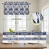 image:imageDriftAway Alexander Blackout Valances for Windows Thermal Insulated Kitchen Topper Geometric Moroccan Mid Century Pattern Match Thick Bathroom Curtain Valance Rod Pocket 52 Inch by 14 Inch RedGrayMasonnavy