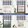 image:imageDriftAway Alexander Blackout Valances for Windows Thermal Insulated Kitchen Topper Geometric Moroccan Mid Century Pattern Match Thick Bathroom Curtain Valance Rod Pocket 52 Inch by 14 Inch RedGrayAlexandernavyGray