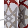 image:imageDriftAway Alexander Blackout Valances for Windows Thermal Insulated Kitchen Topper Geometric Moroccan Mid Century Pattern Match Thick Bathroom Curtain Valance Rod Pocket 52 Inch by 14 Inch RedGrayAlexanderredGray