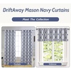 image:imageDriftAway Alexander Blackout Valances for Windows Thermal Insulated Kitchen Topper Geometric Moroccan Mid Century Pattern Match Thick Bathroom Curtain Valance Rod Pocket 52 Inch by 14 Inch RedGrayMasonnavy