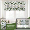 image:imageDriftAway Alexander Blackout Valances for Windows Thermal Insulated Kitchen Topper Geometric Moroccan Mid Century Pattern Match Thick Bathroom Curtain Valance Rod Pocket 52 Inch by 14 Inch RedGrayAlexanderloden Green
