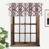 image:imageDriftAway Alexander Blackout Valances for Windows Thermal Insulated Kitchen Topper Geometric Moroccan Mid Century Pattern Match Thick Bathroom Curtain Valance Rod Pocket 52 Inch by 14 Inch RedGrayAlexanderredGray