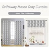 image:imageDriftAway Alexander Blackout Valances for Windows Thermal Insulated Kitchen Topper Geometric Moroccan Mid Century Pattern Match Thick Bathroom Curtain Valance Rod Pocket 52 Inch by 14 Inch RedGrayMasongray