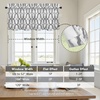 image:imageDriftAway Alexander Blackout Valances for Windows Thermal Insulated Kitchen Topper Geometric Moroccan Mid Century Pattern Match Thick Bathroom Curtain Valance Rod Pocket 52 Inch by 14 Inch RedGrayMasongray