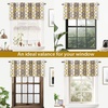 image:imageDriftAway Alexander Blackout Valances for Windows Thermal Insulated Kitchen Topper Geometric Moroccan Mid Century Pattern Match Thick Bathroom Curtain Valance Rod Pocket 52 Inch by 14 Inch RedGrayAlexanderyellowGray