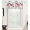 image:imageDriftAway Alexander Blackout Valances for Windows Thermal Insulated Kitchen Topper Geometric Moroccan Mid Century Pattern Match Thick Bathroom Curtain Valance Rod Pocket 52 Inch by 14 Inch RedGrayAlexanderredGray