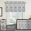 image:imageDriftAway Alexander Blackout Valances for Windows Thermal Insulated Kitchen Topper Geometric Moroccan Mid Century Pattern Match Thick Bathroom Curtain Valance Rod Pocket 52 Inch by 14 Inch RedGrayMasongray