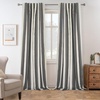 image:imageDriftAway Chris Blackout Curtain 2 Panels Grommet W52xL84 Dark BlueBlackLight Linenb