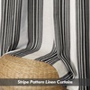 image:imageDriftAway Chris Blackout Curtain 2 Panels Grommet W52xL84 Dark BlueBlackLight Linenb