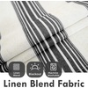 image:imageDriftAway Chris Blackout Curtain 2 Panels Grommet W52xL84 Dark BlueBlackLight Linenb