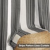 image:imageDriftAway Chris Blackout Curtain 2 Panels Grommet W52xL84 Dark BlueBlackLight Linenb