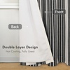 image:imageDriftAway Chris Blackout Curtain 2 Panels Grommet W52xL84 Dark BlueBlackLight Linenb