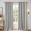 image:imageDriftAway Chris Blackout Curtain 2 Panels Grommet W52xL84 Dark BlueBlackLight Lineng