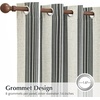 image:imageDriftAway Chris Blackout Curtain 2 Panels Grommet W52xL84 Dark BlueBlackLight Lineng