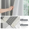 image:imageDriftAway Chris Blackout Curtain 2 Panels Grommet W52xL84 Dark BlueBlackLight Lineng