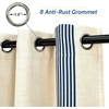 image:imageDriftAway Chris Blackout Curtain 2 Panels Grommet W52xL84 Dark BlueCabana Dark Blue