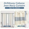 image:imageDriftAway Chris Blackout Curtain 2 Panels Grommet W52xL84 Dark BlueCabana Denim Navy