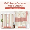 image:imageDriftAway Chris Blackout Curtain 2 Panels Grommet W52xL84 Dark BlueCabana Red