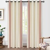 image:imageDriftAway Chris Blackout Curtain 2 Panels Grommet W52xL84 Dark BlueCabana Red
