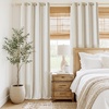 image:imageDriftAway Chris Blackout Curtain 2 Panels Grommet W52xL84 Dark BlueCamel BeigeLight Lineng