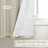 image:imageDriftAway Chris Blackout Curtain 2 Panels Grommet W52xL84 Dark BlueCamel BeigeLight Lineng