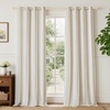 image:imageDriftAway Chris Blackout Curtain 2 Panels Grommet W52xL84 Dark BlueCamel BeigeLight Lineng