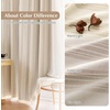 image:imageDriftAway Chris Blackout Curtain 2 Panels Grommet W52xL84 Dark BlueCamel BeigeLight Lineng