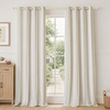 image:imageDriftAway Chris Blackout Curtain 2 Panels Grommet W52xL84 Dark BlueCamel BeigeLight Lineng