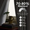 image:imageDriftAway Chris Blackout Curtain 2 Panels Grommet W52xL84 Dark BlueGrayLight Linenb