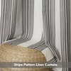 image:imageDriftAway Chris Blackout Curtain 2 Panels Grommet W52xL84 Dark BlueGrayLight Linenb