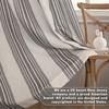 image:imageDriftAway Chris Blackout Curtain 2 Panels Grommet W52xL84 Dark BlueGrayLight Linenb