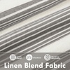 image:imageDriftAway Chris Blackout Curtain 2 Panels Grommet W52xL84 Dark BlueGrayLight Linenb