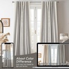 image:imageDriftAway Chris Blackout Curtain 2 Panels Grommet W52xL84 Dark BlueGrayLight Linenb