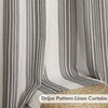 image:imageDriftAway Chris Blackout Curtain 2 Panels Grommet W52xL84 Dark BlueGrayLight Linenb