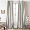 image:imageDriftAway Chris Blackout Curtain 2 Panels Grommet W52xL84 Dark BlueGrayLight Linenb