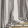 image:imageDriftAway Chris Blackout Curtain 2 Panels Grommet W52xL84 Dark BlueGrayLight Linenb
