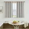 image:imageDriftAway Chris Blackout Curtain 2 Panels Grommet W52xL84 Dark BlueGrayLight Lineng
