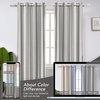 image:imageDriftAway Chris Blackout Curtain 2 Panels Grommet W52xL84 Dark BlueGrayLight Lineng