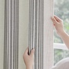 image:imageDriftAway Chris Blackout Curtain 2 Panels Grommet W52xL84 Dark BlueGrayLight Lineng