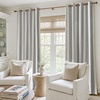 image:imageDriftAway Chris Blackout Curtain 2 Panels Grommet W52xL84 Dark BlueGrayLight Lineng