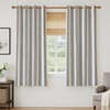 image:imageDriftAway Chris Blackout Curtain 2 Panels Grommet W52xL84 Dark BlueGrayLight Lineng
