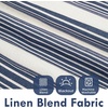 image:imageDriftAway Chris Blackout Curtain 2 Panels Grommet W52xL84 Dark BlueIvory Dark BlueLight Linenb
