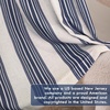 image:imageDriftAway Chris Blackout Curtain 2 Panels Grommet W52xL84 Dark BlueIvory Dark BlueLight Linenb