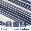 image:imageDriftAway Chris Blackout Curtain 2 Panels Grommet W52xL84 Dark BlueIvory Dark BlueLight Linenb