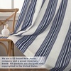 image:imageDriftAway Chris Blackout Curtain 2 Panels Grommet W52xL84 Dark BlueIvory Dark BlueLight Linenb